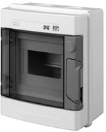 Rozdzielnie elektryczne - Elektro-Plast Nasielsk Rozdzielnica hermetyczna EP-LUX PLUS RN1/6 drzwi transparentne N+PE IP55 1960-01 EP-LUX PLUS RN1/6 - miniaturka - grafika 1