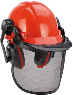 Einhell Kask leśny BG-SH 1 Einhell 4500480 Regulowany pomarańczowy czarny - Kaski narciarskie - miniaturka - grafika 2