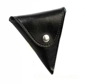 Portfele - Accardi Rożek Mini Sakieweczka Na Bilon (PL) Zapinany Na Nap Skóra Naturalna - miniaturka - grafika 1