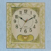 Zegary - Delta Zegar ramka z wahadłem i muzyką #810B - miniaturka - grafika 1