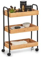Wózki kuchenne - Wózek kuchenny z 3 półkami ZELLER 13767 - miniaturka - grafika 1