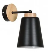 Lampy ścienne - Emibig Periot kinkiet 1-punktowy czarny 476/K1 476/K1 - miniaturka - grafika 1