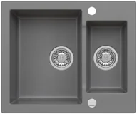 Zlewozmywaki - AXIS MOJITO 80 | Szary - miniaturka - grafika 1