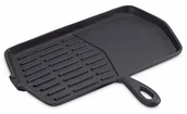 Patelnie - ECHTWERK Prawdziwe urządzenie EW-GE-1245 patelnia do grillowania z żeliwa z paskami do grillowania, - miniaturka - grafika 1