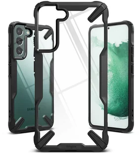 RINGKE Fusion X etui pancerny pokrowiec z ramką Samsung Galaxy S22+ (S22 Plus) czarny - Etui i futerały do telefonów - miniaturka - grafika 2