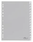 Przekładki do segregatorów - DURABLE Przekładki do segregatora A4 15 stron szare 6442-10 - miniaturka - grafika 1