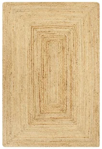 vidaXL Ręcznie wykonany dywan, juta, naturalny, 120x180 cm Ręcznie wykonany dywan, juta, naturalny, 120x180 cm - Dywany - miniaturka - grafika 2