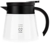 Dzbanki i imbryki - Hario Insulated Stainless Steel Server V60-02 - Biały - 600ml VHS-60W - miniaturka - grafika 1