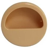 Akcesoria do drzwi - Domino POCHWYT DO DRZWI PRZESUWNYCH PCV 55mm ORZECH JASNY - miniaturka - grafika 1