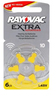 Rayovac 120 x baterie do aparatów słuchowych Extra Advanced 10 + karta microSD 32GB Kingston 10AUX-6XEMF - Baterie i akcesoria - miniaturka - grafika 2