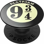 Uchwyty samochodowe do telefonów - PopSockets PopSockets PopGrip - Rozkładany uchwyt i podstawka do telefonów oraz tabletów z wymiennymi krążkami PopTops - Platform 9 3/4 Gloss 100803 - miniaturka - grafika 1
