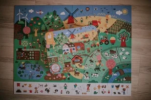 Janod Puzzle obserwacyjne w walizce Farma 24 elementy 3+ Made in France, solution-bc-7528-0 - Puzzle - miniaturka - grafika 13