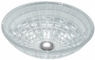 Sapho TOSEMI umywalka szklana średnica 42 cm przezroczysta TY153 - Umywalki Sapho TOSEMI umywalka szklana średnica 42 cm przezroczysta TY153 - Umywalki - miniaturka - grafika 1