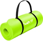 Maty do jogi - MOVIT LIMONKOWA MATA PIANKOWA 183x60x1,0cm DO ĆWICZEŃ GIMNASTYKI FITNESS JOGI 20040614 - miniaturka - grafika 1