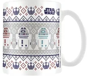 Kubki - Star Wars MG23586 R2D2 ceramiczny kubek, stylizowany na Boże Narodzenie, 11,5 x 9,5 cm MG23586 - miniaturka - grafika 1