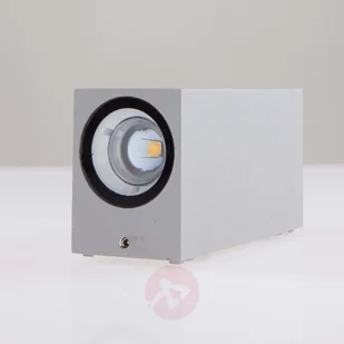 Lampenwelt Srebrna lampa zewnętrzna TAVI z LED Bridgelux - Lampy ogrodowe - miniaturka - grafika 3