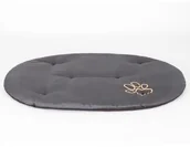 Legowiska dla psów - Hobbydog Poduszka dla zwierząt owalna R6 grafit o wymiarach 75 cm x 58 cm R6 PODGRA3 - miniaturka - grafika 1