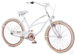 Plumbike Rower miejski La Donna Shiny 3B 26 cali damski Biały Raty - Rowery - miniaturka - grafika 2