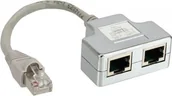 Wtyczki i adaptery - InLine InLine Dubler portów ISDN RJ45 męski do 2x RJ45 żeński 69932A - miniaturka - grafika 1