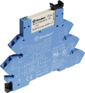 Finder Przekaźnikowy moduł sprzęgający 38.61.0.240.4060 Moduł sprzęgający, przełączny 1CO (SPDT) 6 A AgSnO2 220240 V AC/DC 38.61.0.240.4060 38.61.0.240.4060 - Sterowniki i przekaźniki Finder Przekaźnikowy moduł sprzęgający 38.61.0.240.4060 Moduł sprzęgający, przełączny 1CO (SPDT) 6 A AgSnO2 220240 V AC/DC 38.61.0.240.4060 38.61.0.240.4060 - Sterowniki i przekaźniki - miniaturka - grafika 1