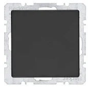 Wyłączniki światła i elektryczne - Berker Q.1/Q.3 zaślepka 10096086 antracyt - miniaturka - grafika 1