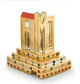 Figurki dekoracyjne - Alessi Dekoracja La Citta dell'amore mio MJ1614 - miniaturka - grafika 1