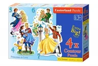 Puzzle - Castorland Puzzle 4-5-6-7 Princesses in Love - miniaturka - grafika 1