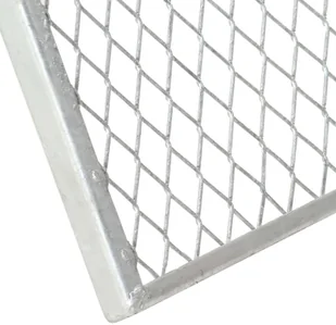 vidaXL Sito ogrodowe ze stali galwanizowanej 146152 - Grabie i motyki - miniaturka - grafika 4