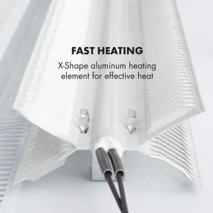 Klarstein Klarstein Bornholm Curved Ambient grzejnik konwekcyjny 1000/2000W biały - Ogrzewanie przenośne Klarstein Klarstein Bornholm Curved Ambient grzejnik konwekcyjny 1000/2000W biały - Ogrzewanie przenośne - miniaturka - grafika 9