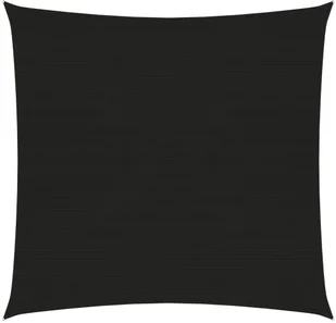 VidaXL Żagiel przeciwsłoneczny, 160 g/m, czarny, 4,5x4,5 m, HDPE 311717 VidaXL - Parasole ogrodowe - miniaturka - grafika 2