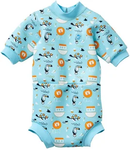 Splash About Unisex Baby Happy Nappy kombinezon neoprenowy, 1224 miesięcy - Pianki do pływania - miniaturka - grafika 2