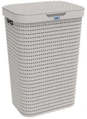 Kosze na bieliznę - ROTHO Kosz na pranie ROTHO Country 1032707422 55L Capucino 1032707422 - miniaturka - grafika 1