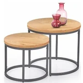 Ławy i stoliki kawowe - Halmar Zestaw stolików OREO Dąb złoty [Dostępny po 2019-08-06] Zestaw stolików OREO Dąb złoty [Dostępny po 2019-08-06] - miniaturka - grafika 1