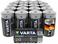 Baterie i akcesoria - Varta Power on Demand C baterie dla niemowląt (opakowanie 20 sztuk - inteligentne, elastyczne i wydajne dla mobilnych konsumentów końcowych - np. do akcesoriów komputerowych, urządzeń Smart Home lub l - miniaturka - grafika 1