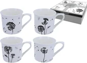 Kubki - Carmani Komplet 4 kubków DMUCHAWCE - miniaturka - grafika 1