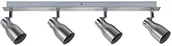 Pozostałe oświetlenie - Paulmann świecą meli reflektor 66689, 4-punktowa metalowy, GU10, nikiel satynowany, 5.5 x 60 x 16 cm 66689 - miniaturka - grafika 1
