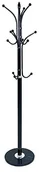 Wieszaki i stojaki - Haku-Möbel HAKU meble 88596 wieszak na garderobę, 177, średnica 40 cm, w kolorze czarnym/chrom 88596 - miniaturka - grafika 1
