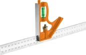 Poziomice, łaty, miary - Neo Kątownik Kątownik wielofuncyjny 30 cm 72-125 - miniaturka - grafika 1