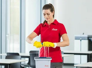 Vileda Professional Ścierka R-Micro Tuff Swift Żółta 168759.. VILE-PROF-000960 - Ściereczki, gąbki, czyściki - miniaturka - grafika 9