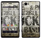 Etui i futerały do telefonów - Sony Royal Sticker Royal tatuaż ścienny RS. 71838 samoprzylepny do Xperia M z motywem Rock Poster RS.71838 - miniaturka - grafika 1