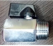 Akcesoria pneumatyczne - TEKMA Zawór Kulowy Liniowy 1/4" W/Z 8608 - miniaturka - grafika 1