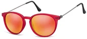 Okulary przeciwsłoneczne - Montana Okulary MS33B czerwone lenonki lustrzanki MS33B - miniaturka - grafika 1