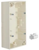 Puszki elektryczne i akcesoria - Berker Kwadrat kremowy puszka natynkowa 2 B_5310429902 - miniaturka - grafika 1