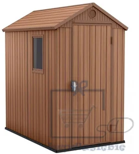 Keter Szopa ogrodowa Darwin, 4x6, stylizowana na drewnianą Benelux - Altany ogrodowe - miniaturka - grafika 9