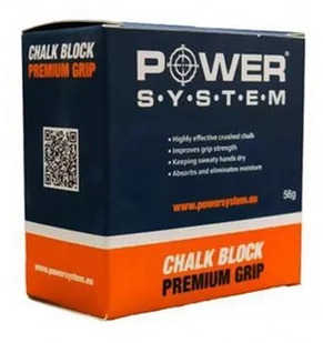 Power System Chalk Block 56g Najlepsza magnezja - Produkty specjalne dla sportowców - miniaturka - grafika 2