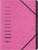 Teczki i skoroszyty - Pagna Teczka 12 Fächer 1-12 dunkelrosa 40059-34 - miniaturka - grafika 1
