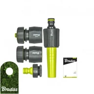 Węże ogrodowe i zraszacze - BRADAS 4-elementowy zestaw zraszający na wąż 1/2" LIME LINE SOFT 4253 LE-S5500-12K - miniaturka - grafika 1