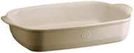 Miski i półmiski - Emile Henry Misa do zapiekania 42 x 27 cm kremowa Clay - miniaturka - grafika 1
