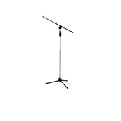 Statywy i uchwyty do lamp - Ibiza SM006 mikrofon uchwyt do notebooka, czarny 15-4090 - miniaturka - grafika 1