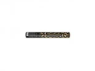 Partydeco Tuba z konfetti złoty 40cm 1szt - Wesele i ślub - miniaturka - grafika 2